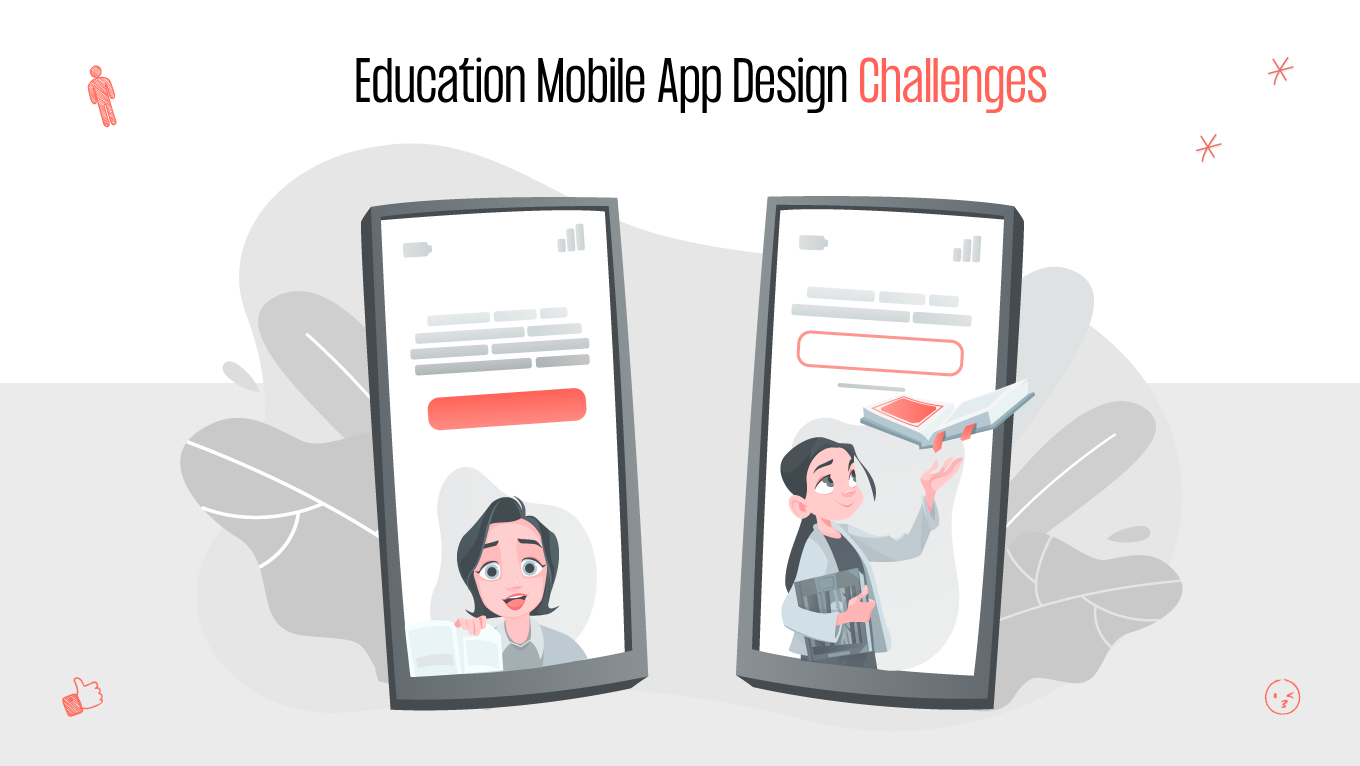 Education mobile app design