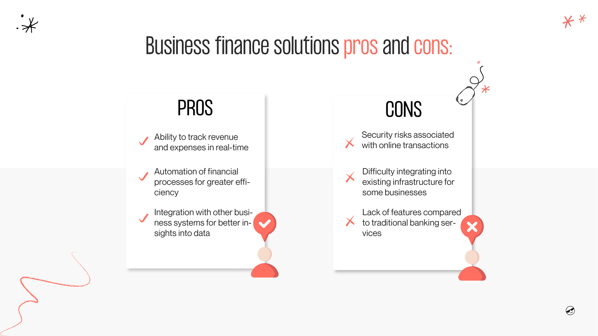 Business finance solutions pros and cons