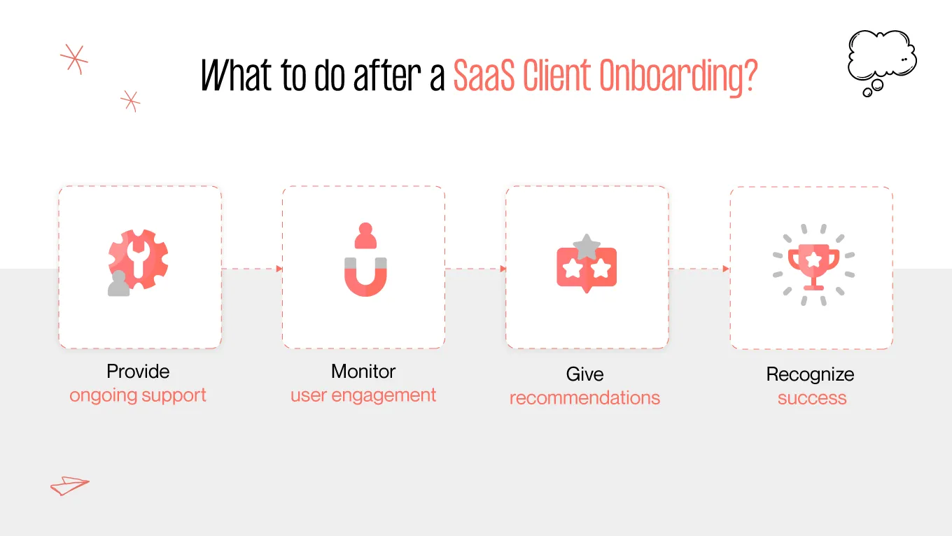 what to do after a saas onboarding