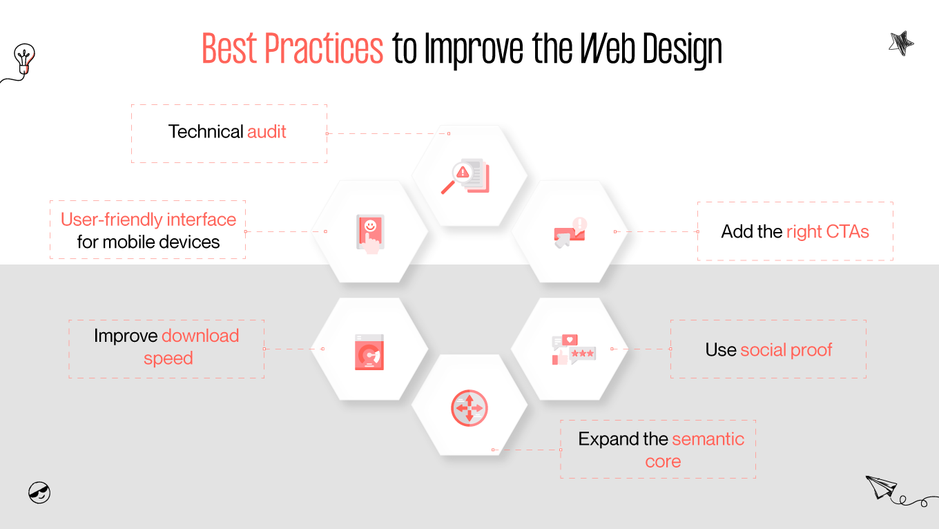 tips to improve the web design