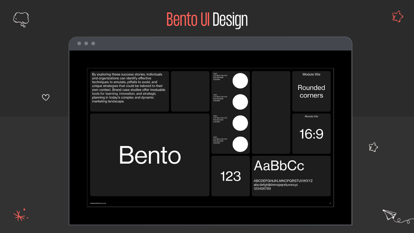 What is Bento UI design?