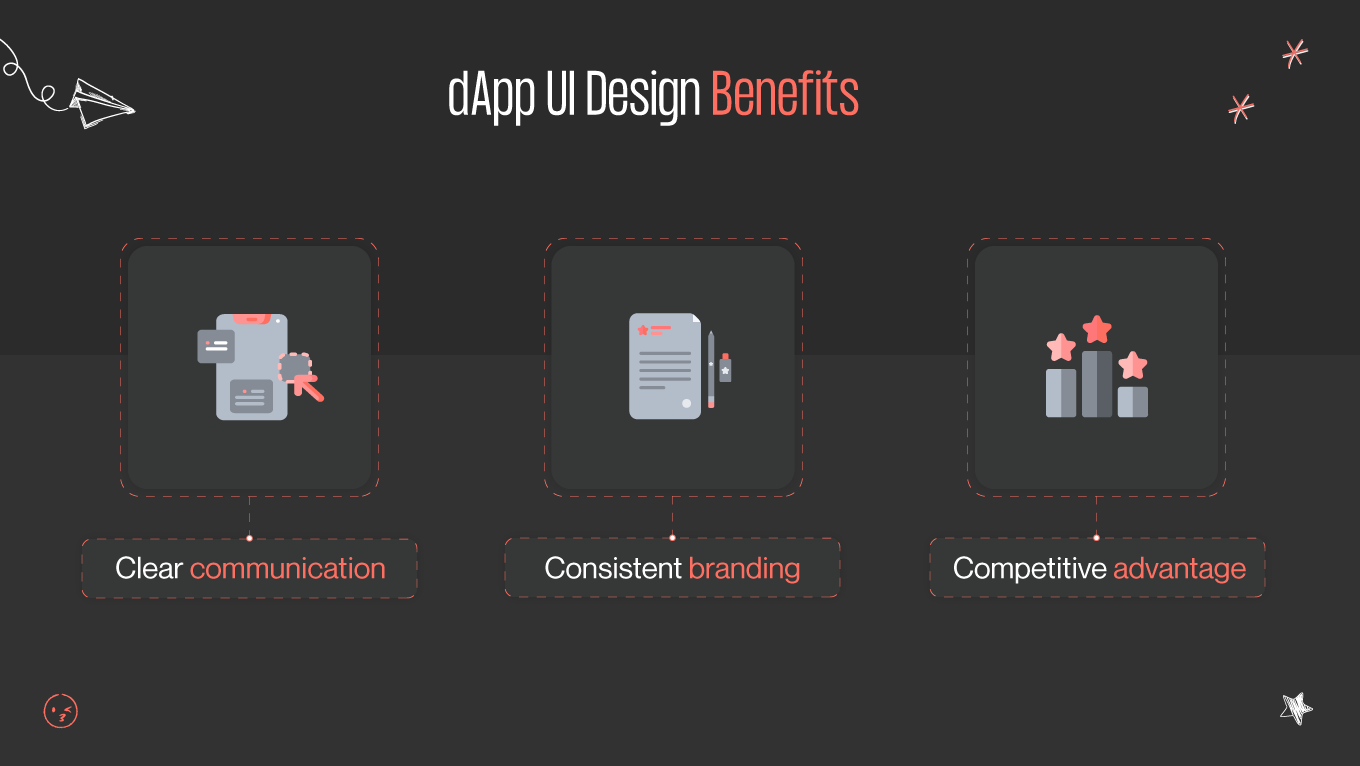 dApp UI design benefits