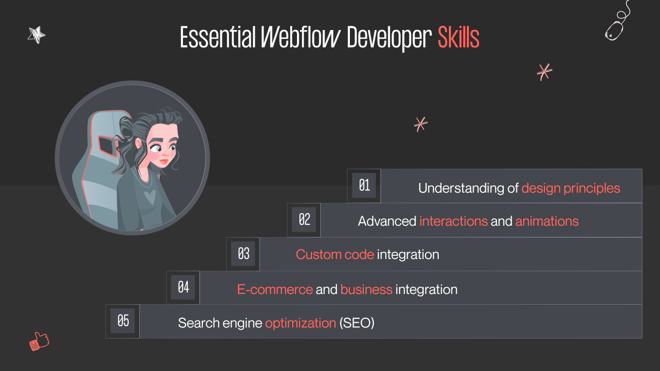 essential webflow developer skills