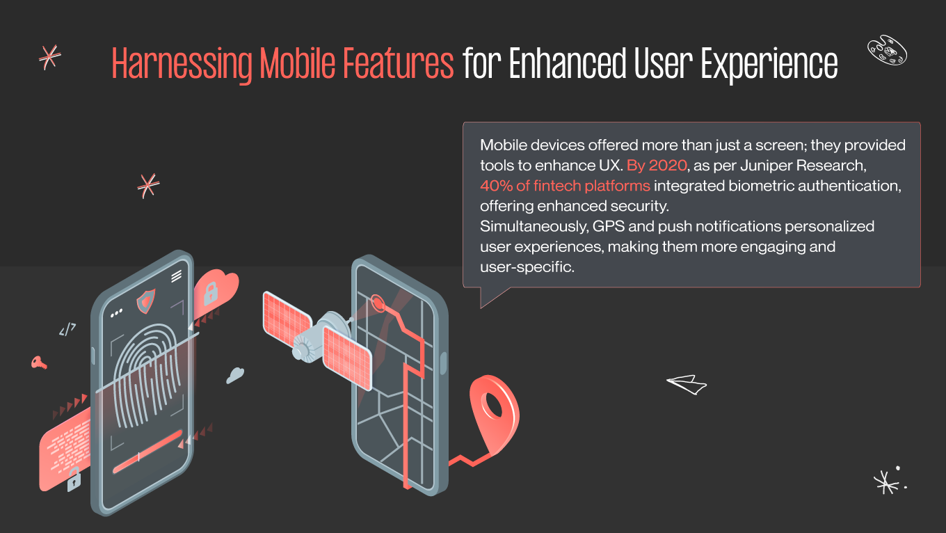 Harnessing mobile features for enhanced user experience