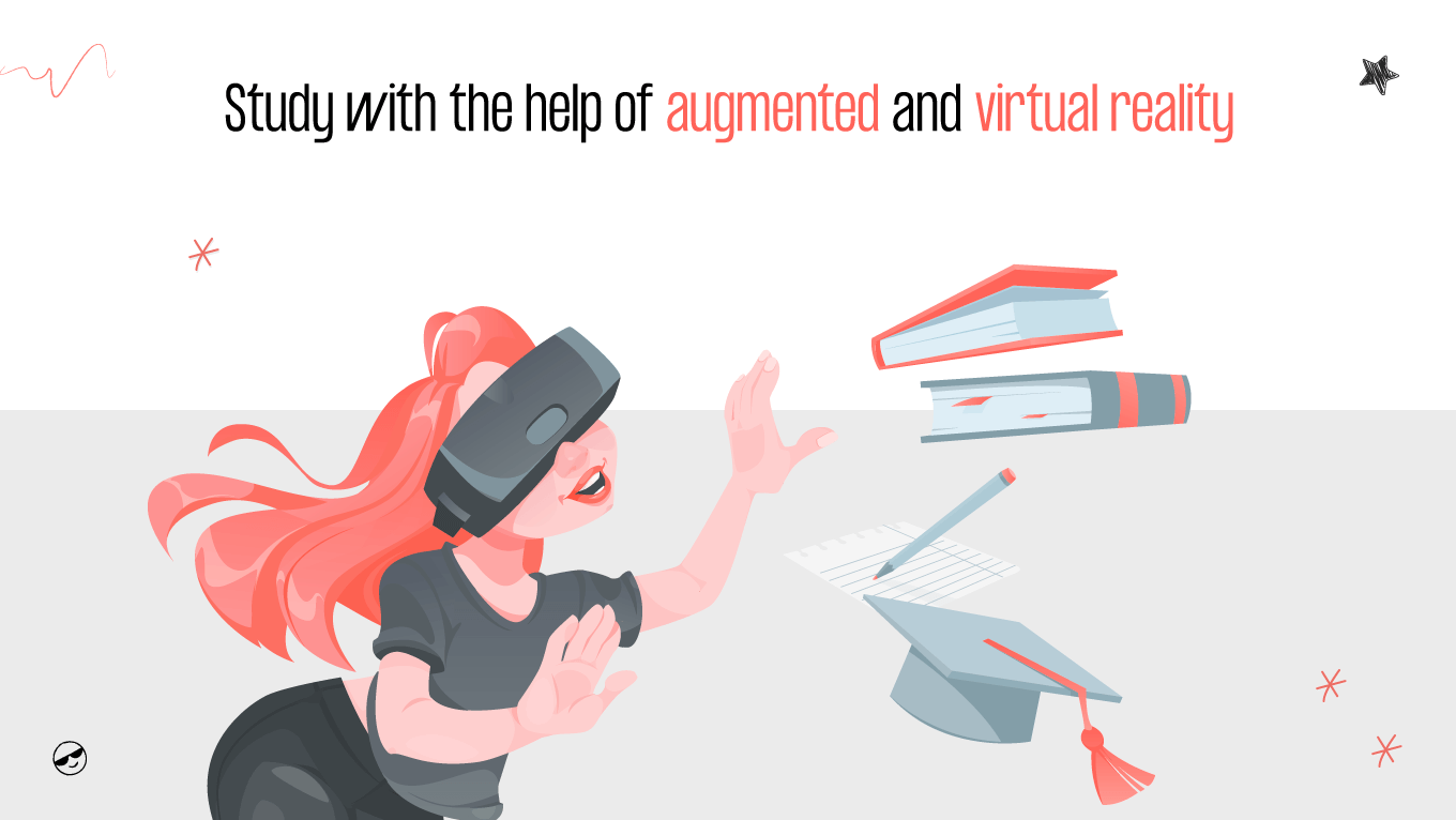 AR and VR in education app