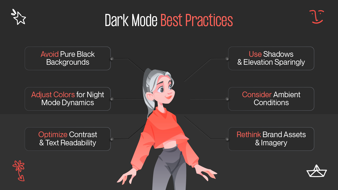 dark mode best practices
