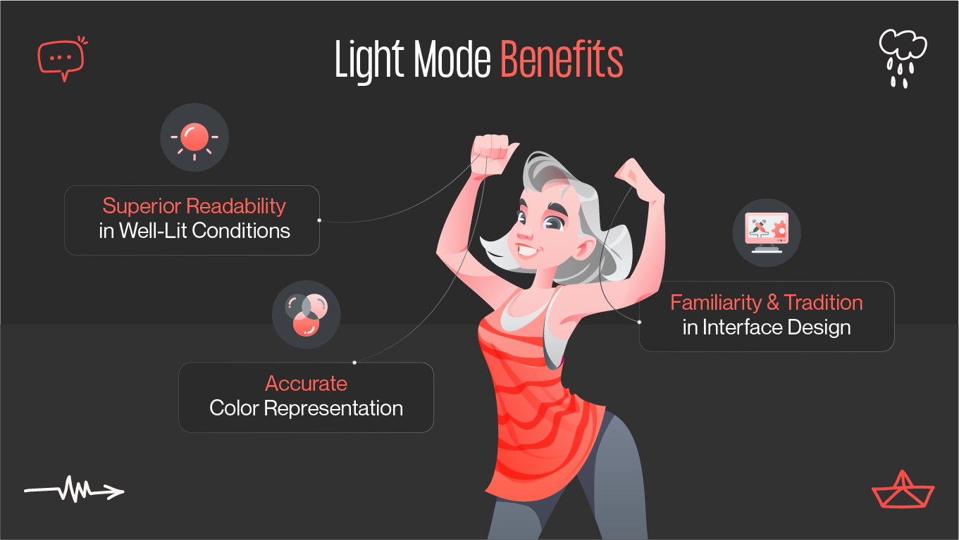 light mode benefits