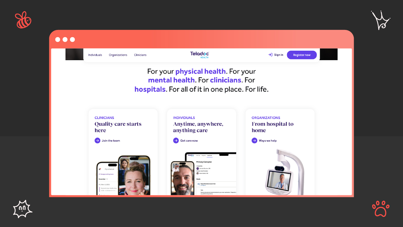 healthcare ux example