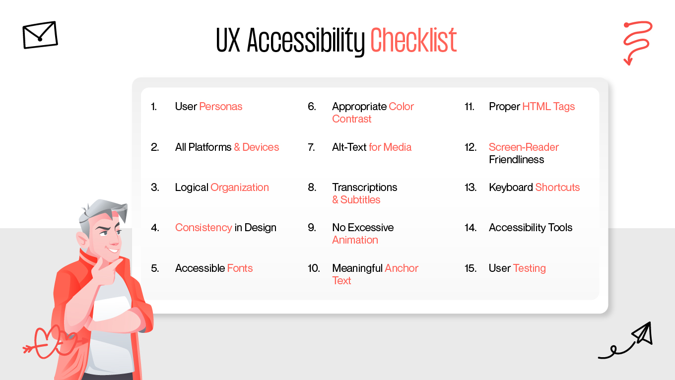 ux accessibility checklist
