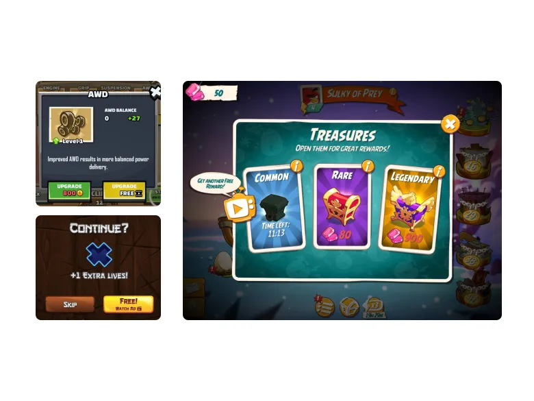 reward videos in mobile games design