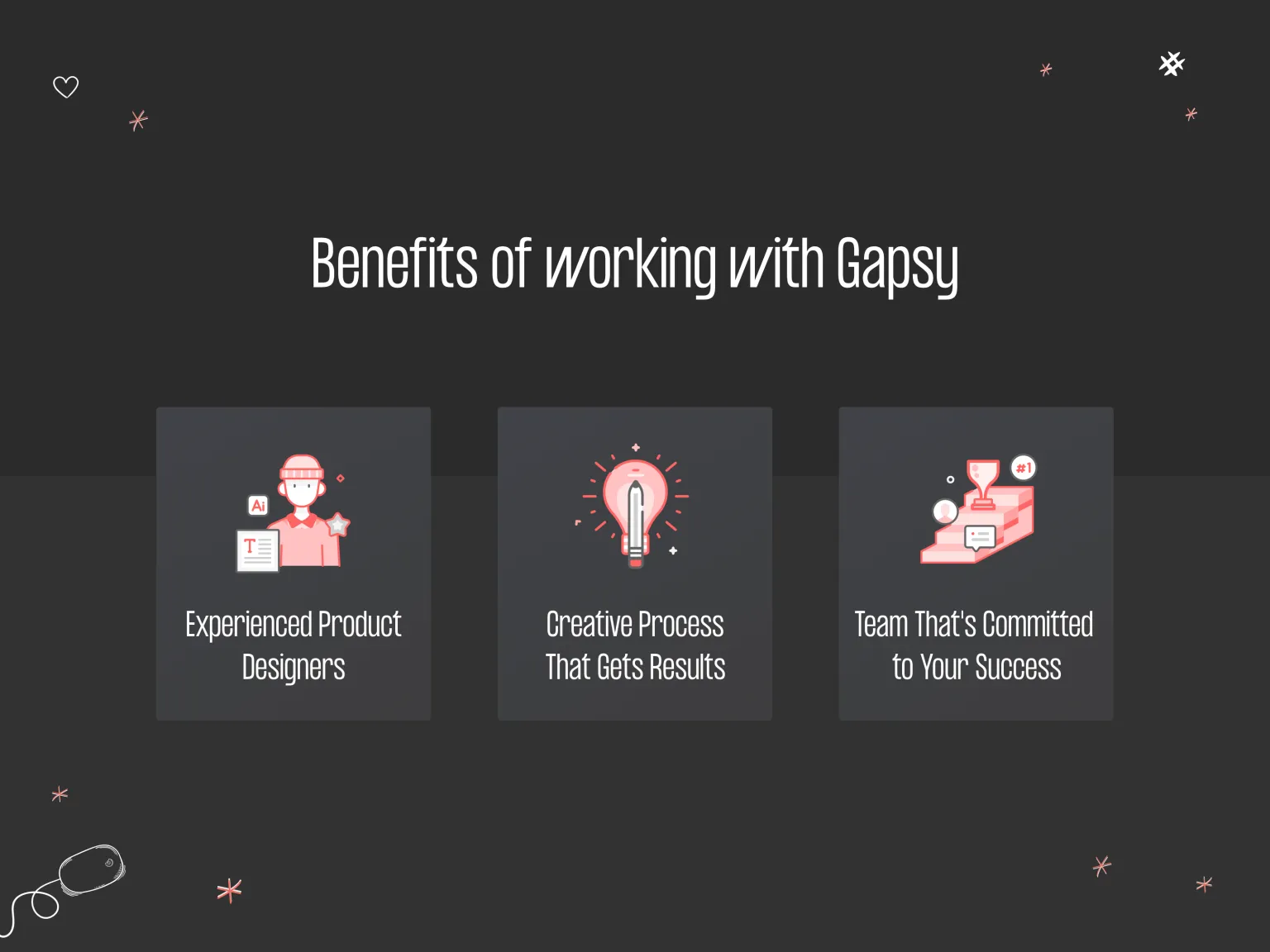 benefits of working with gapsy