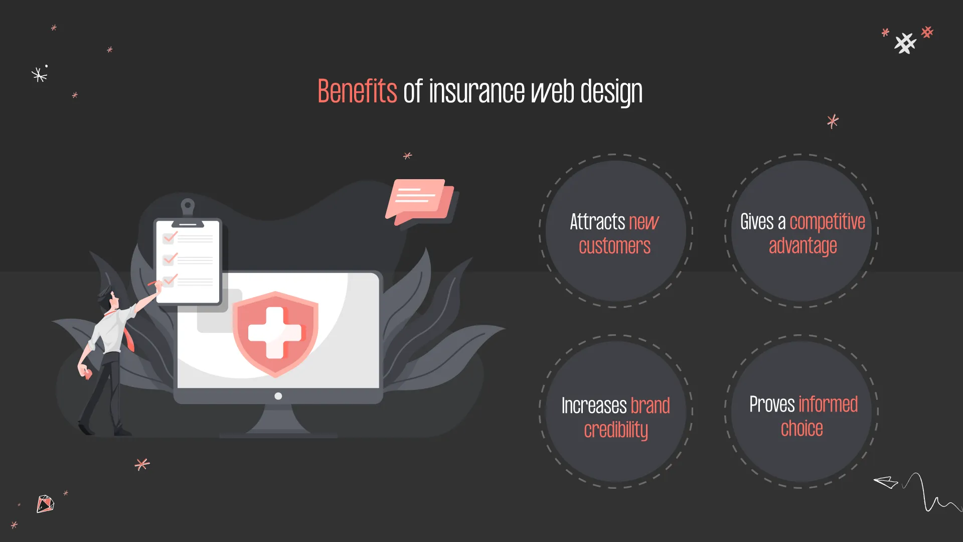 benefits of insurance web design