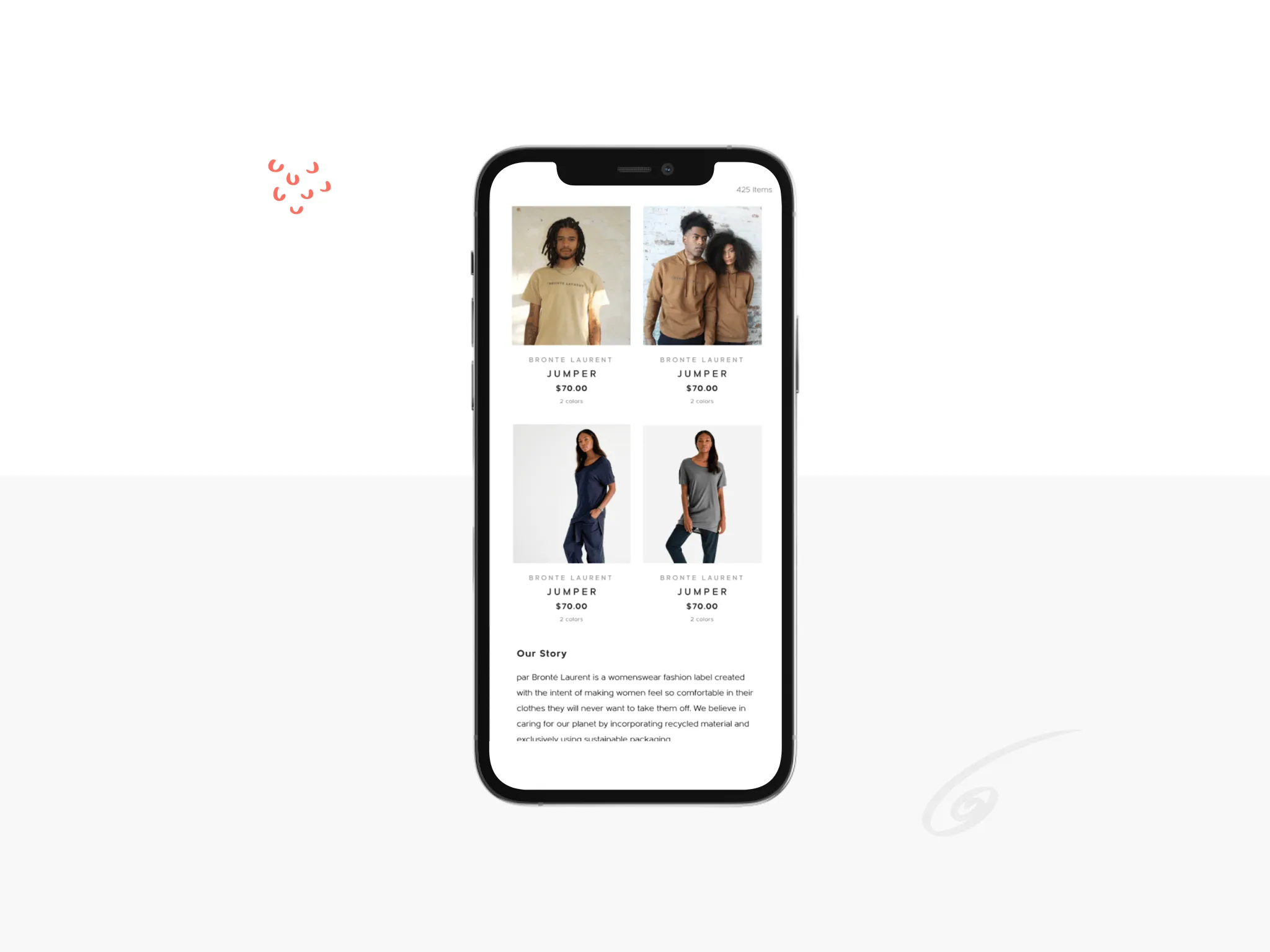 mobile e-commerce design