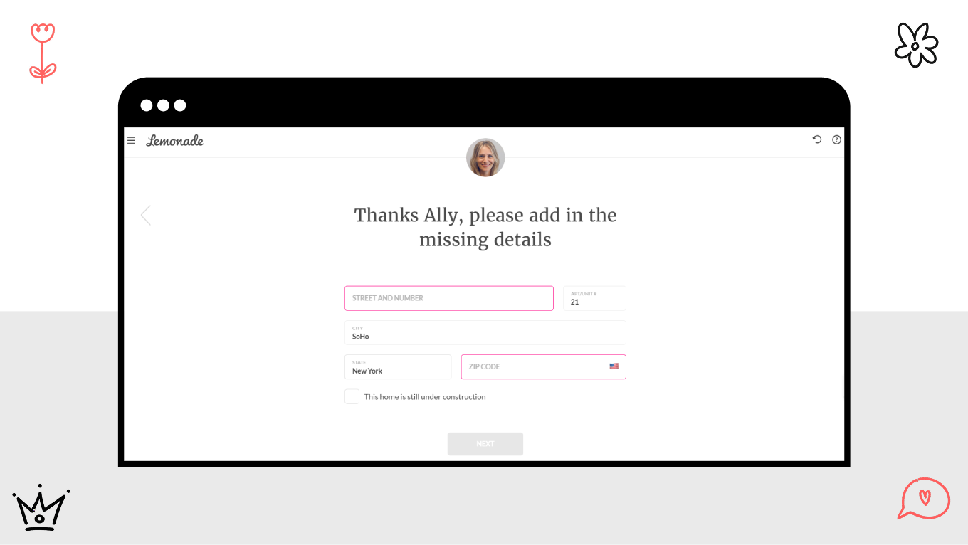 lemonade conversational ui