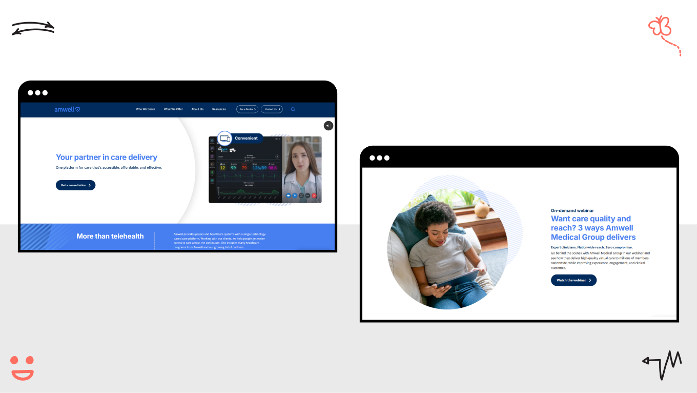 amwell telemedicine design example