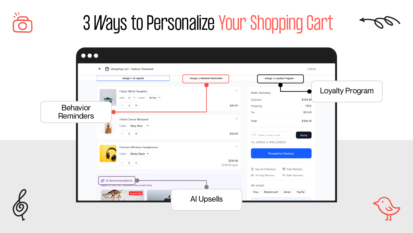 3 Ways to Personalize Your Shopping Cart