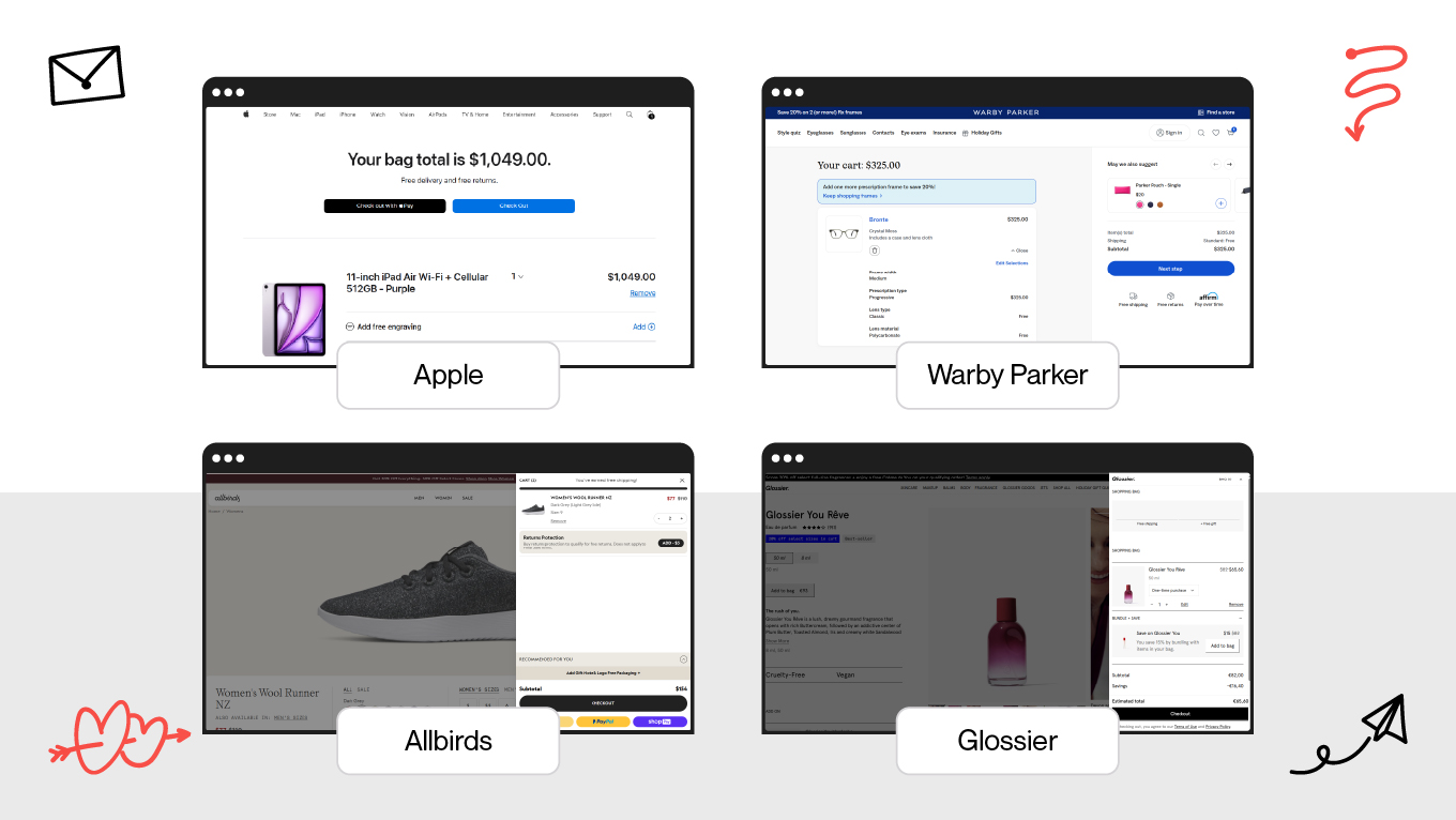 Minimalist Shopping Cart Designs