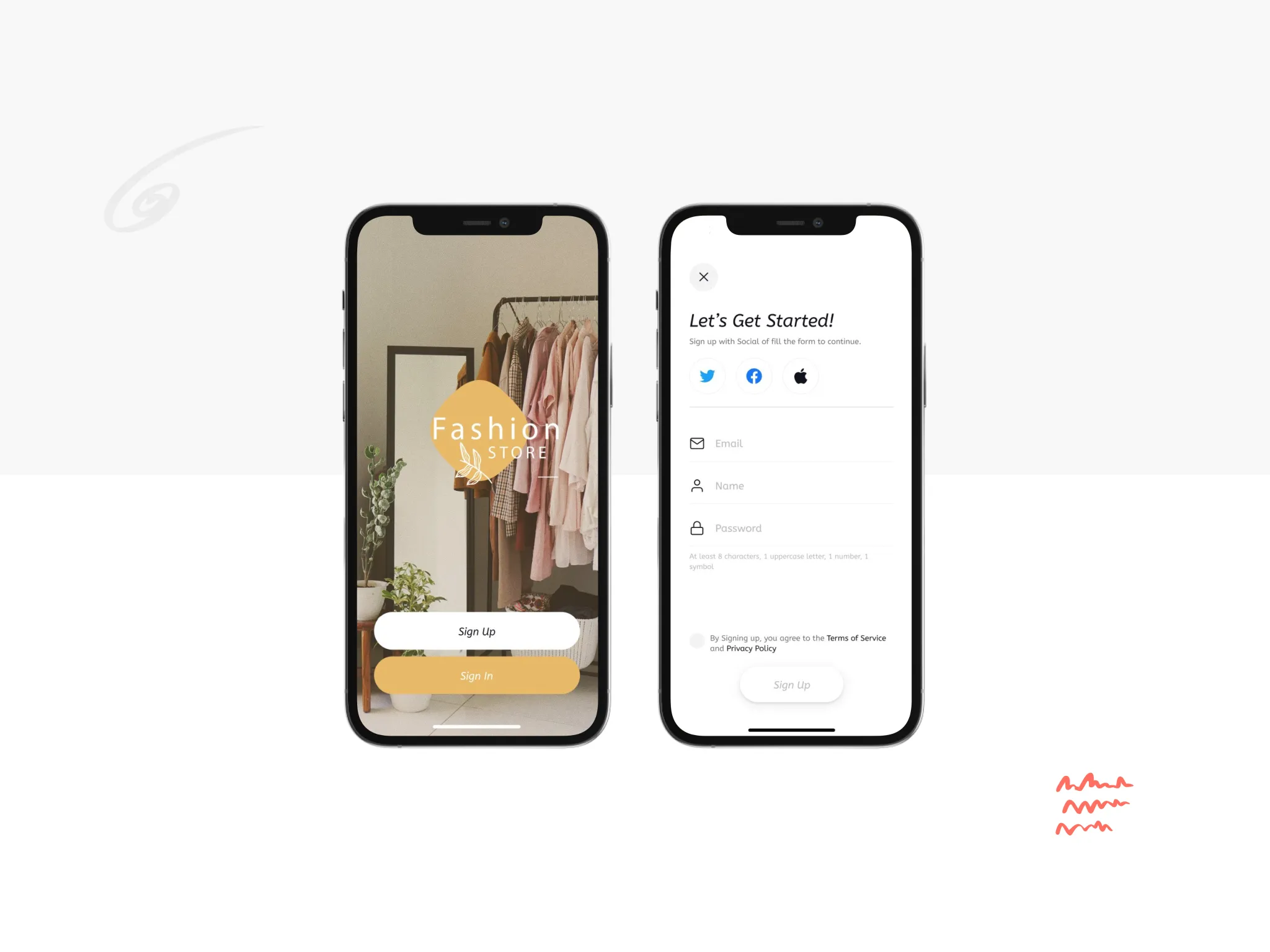 mobile app design for e-commerce