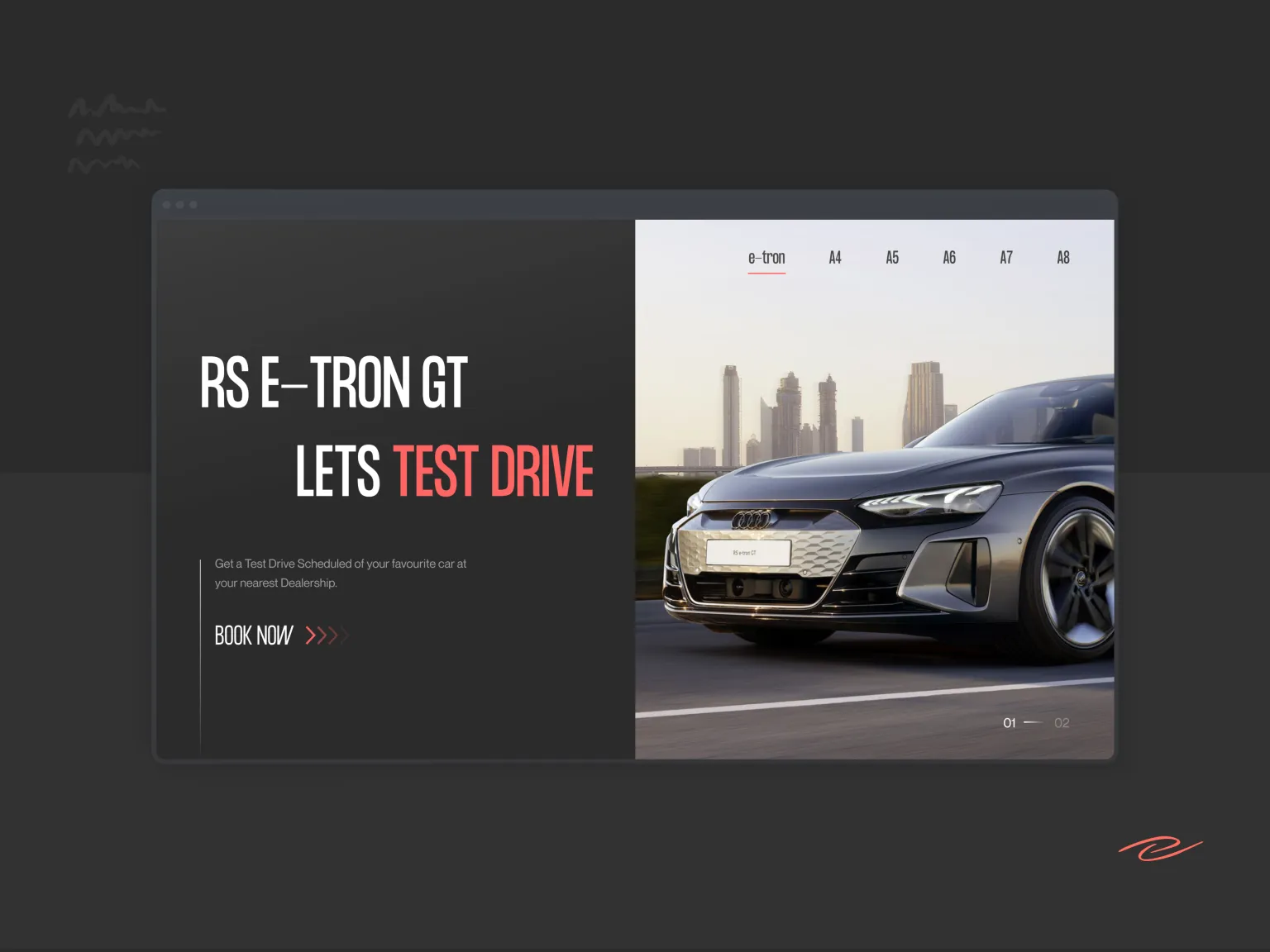 test drive appointment design