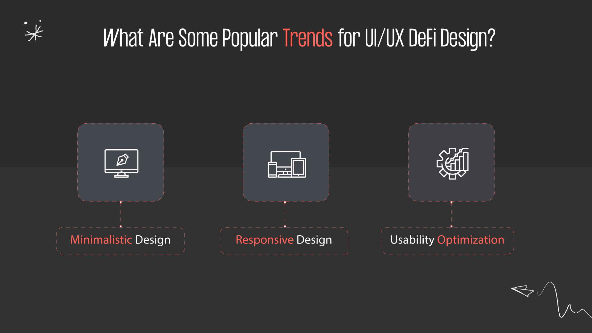 What are the popular trends for UI/UX DeFi design?